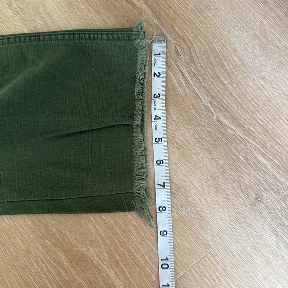 26” waist distressed green pants high rise unique - Picture 13 of 16